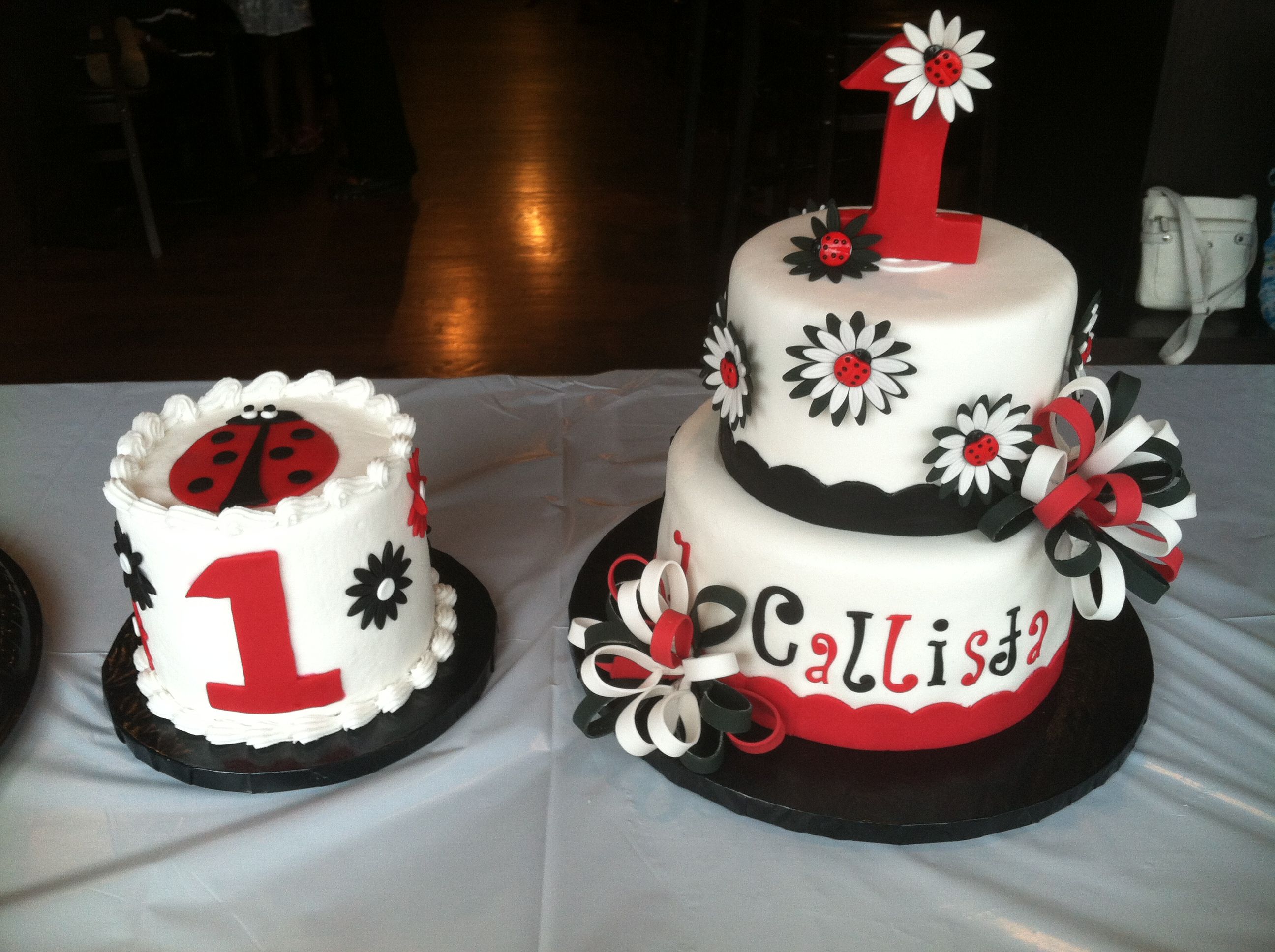 Detail Ladybug Cakes For 1st Birthdays Nomer 4