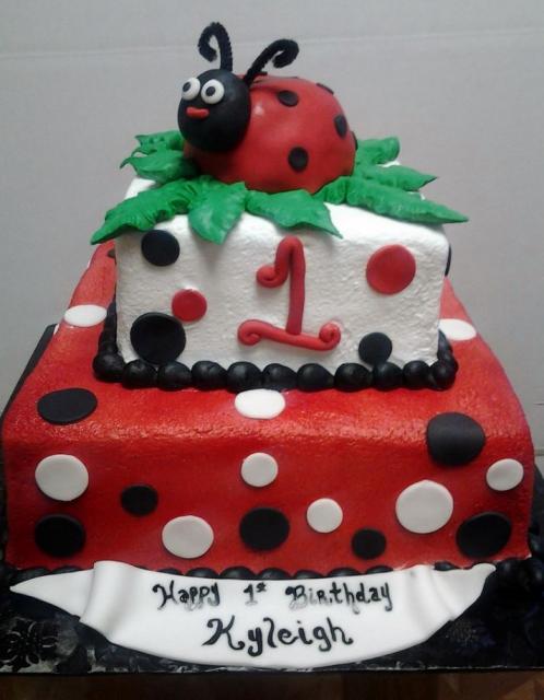 Detail Ladybug Cakes For 1st Birthdays Nomer 38