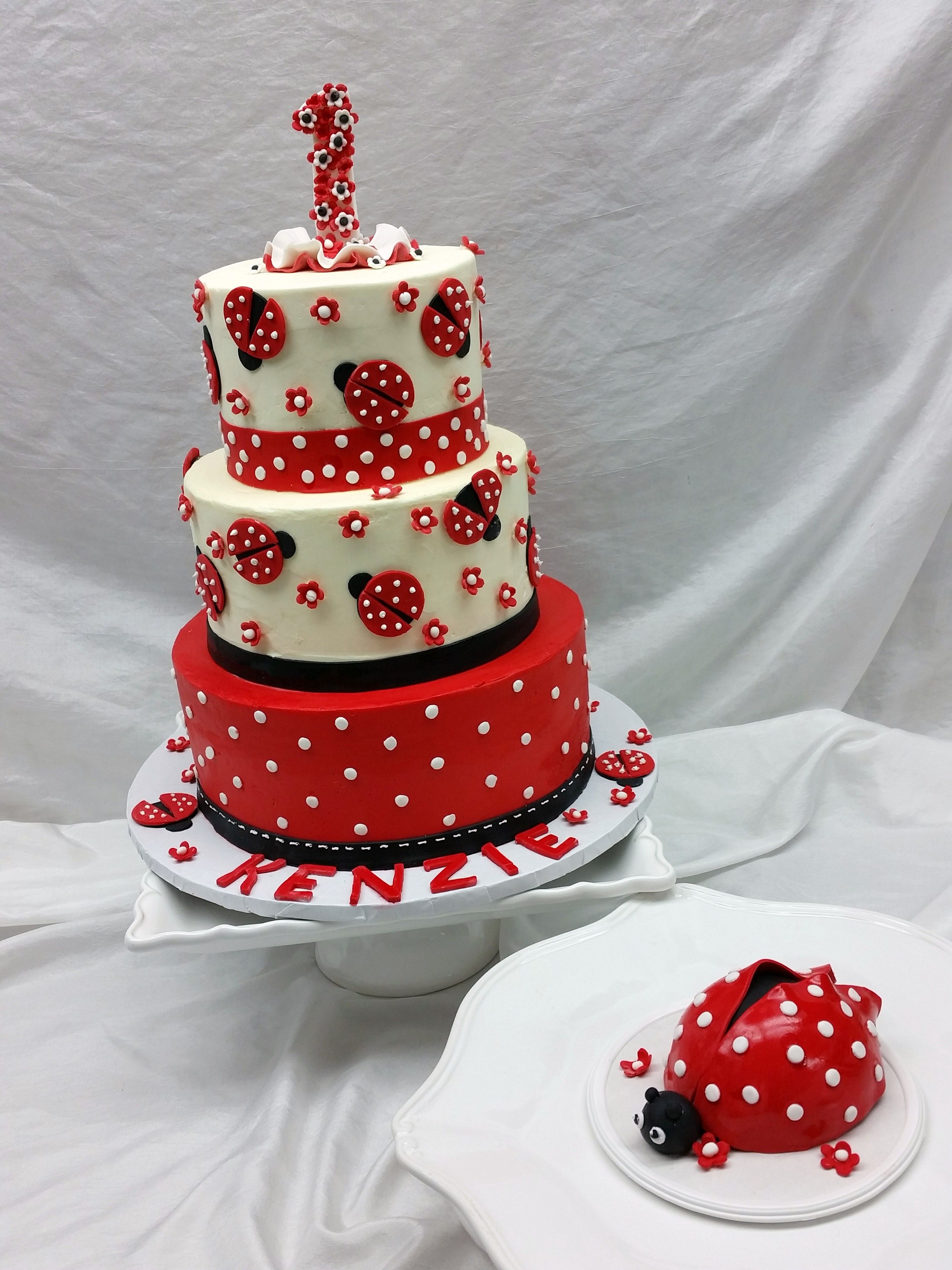 Detail Ladybug Cakes For 1st Birthdays Nomer 8