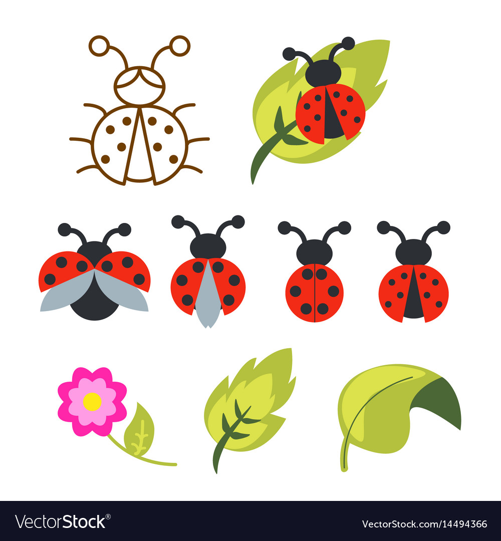 Detail Ladybug Clipart Nomer 22