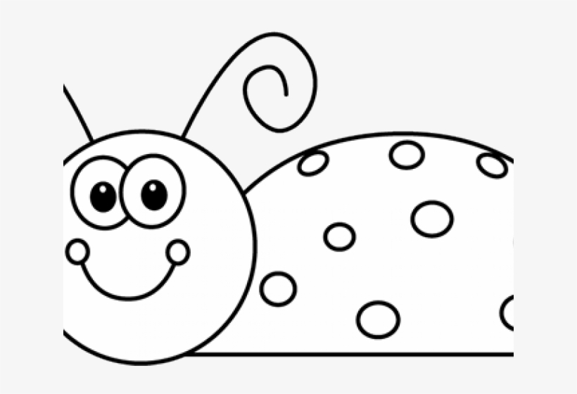 Detail Ladybug Clipart Black And White Nomer 32