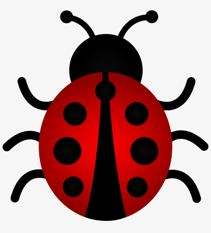 Detail Ladybug Clipart Black And White Nomer 41