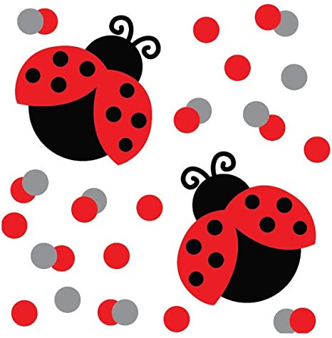 Ladybug Confetti - KibrisPDR