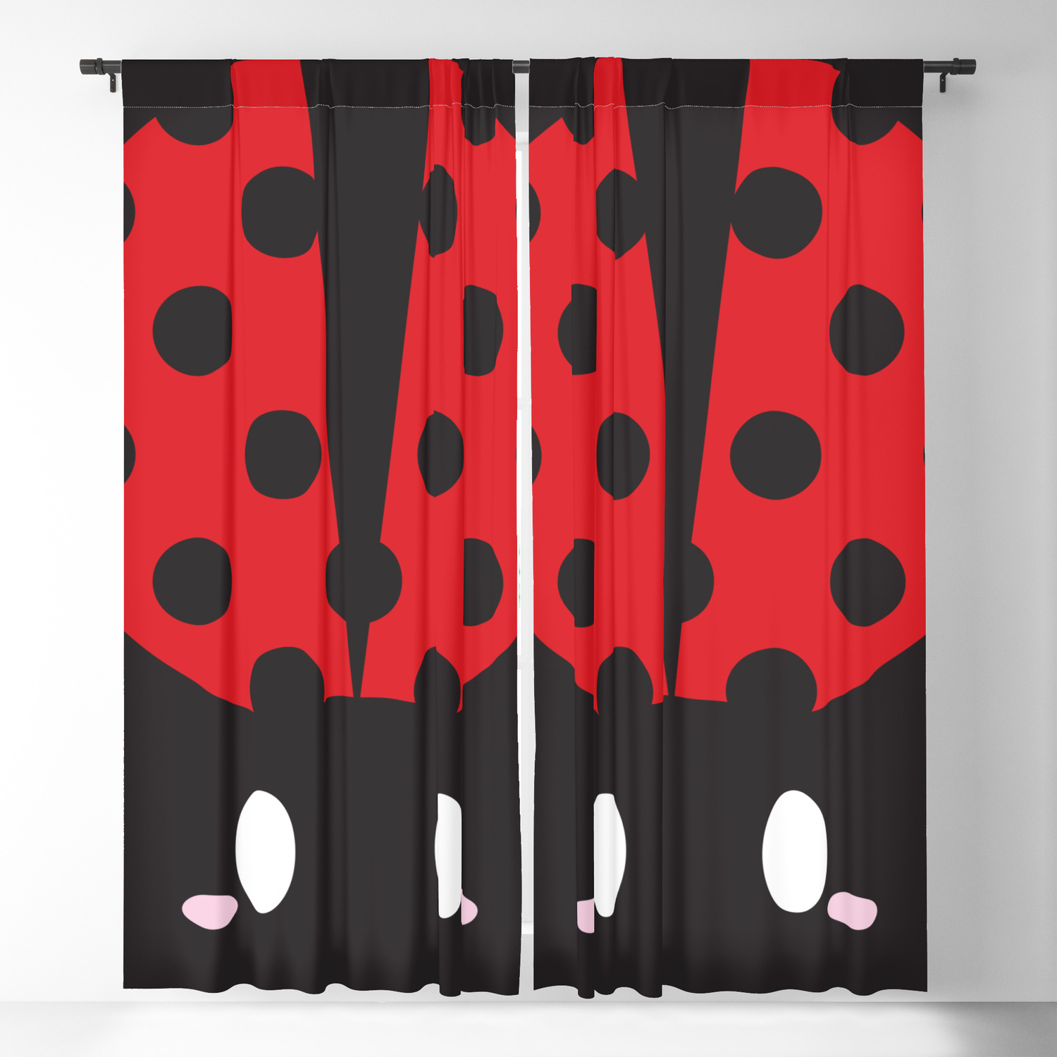 Ladybug Curtains - KibrisPDR