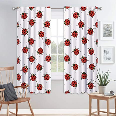 Detail Ladybug Curtains Nomer 2