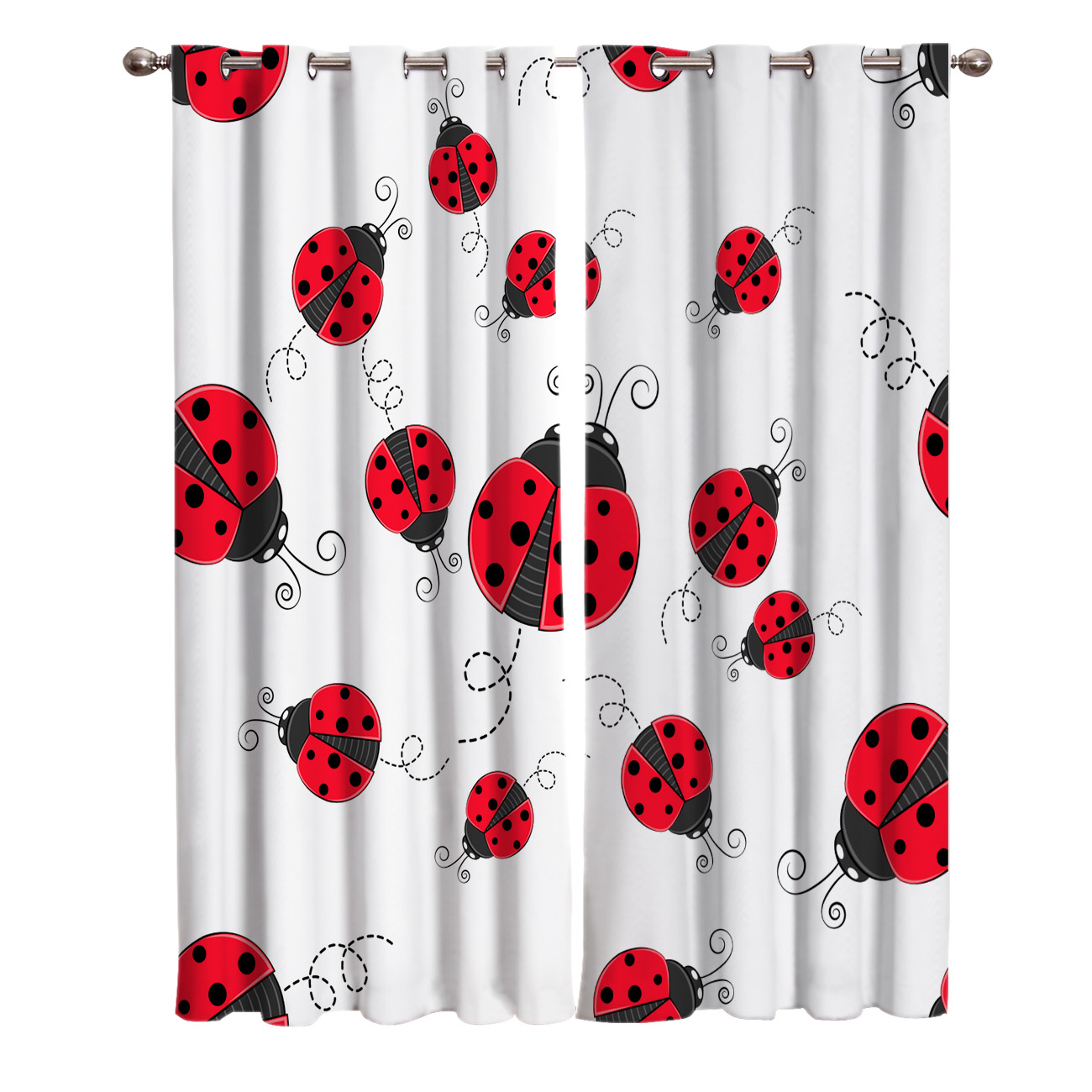 Detail Ladybug Curtains Nomer 13