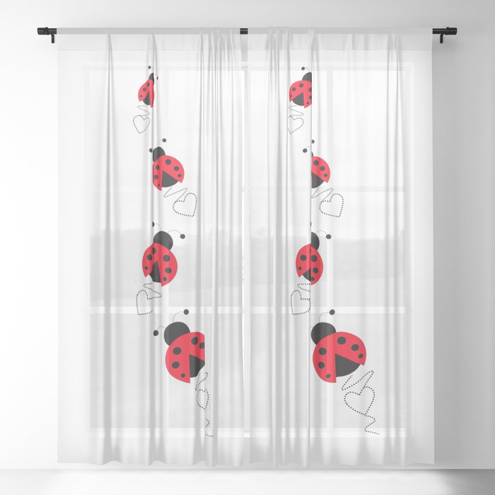 Detail Ladybug Curtains Nomer 3
