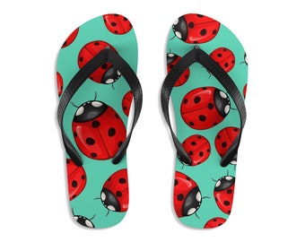 Detail Ladybug Flip Flops Nomer 31