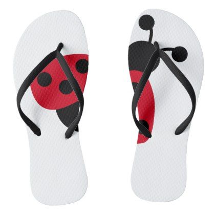 Detail Ladybug Flipflops Nomer 17