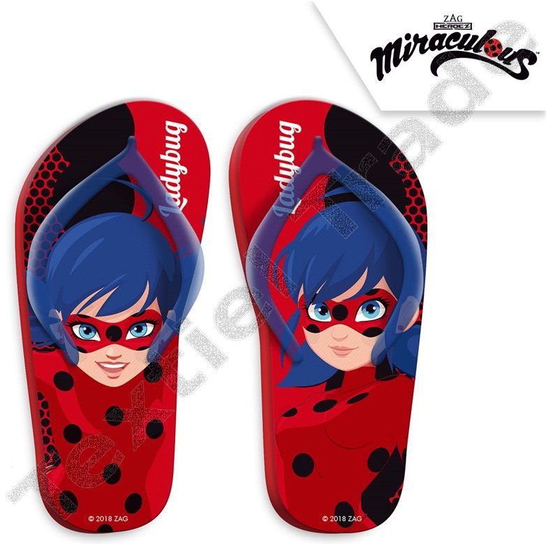 Detail Ladybug Flipflops Nomer 18