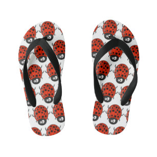 Detail Ladybug Flipflops Nomer 43