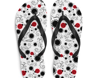 Detail Ladybug Flipflops Nomer 48