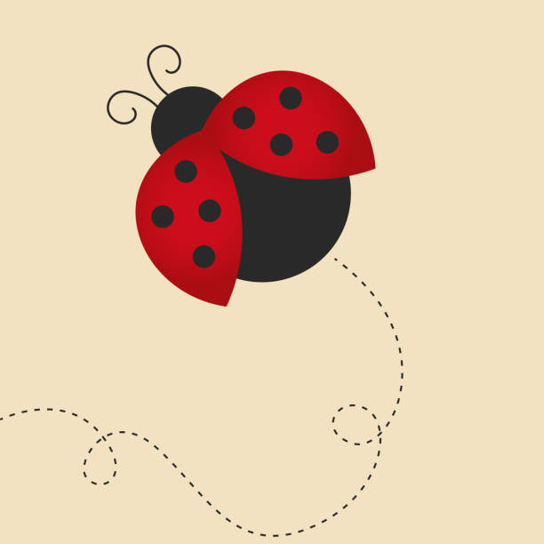 Ladybug Flying Clipart - KibrisPDR
