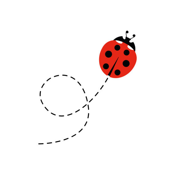 Detail Ladybug Flying Clipart Nomer 12