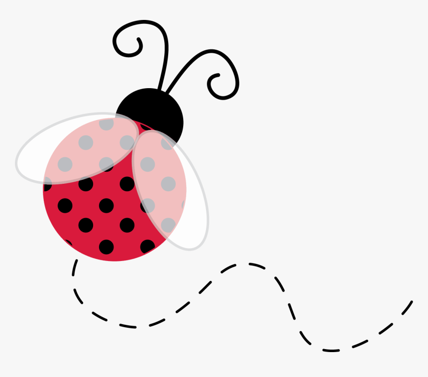 Detail Ladybug Flying Clipart Nomer 3