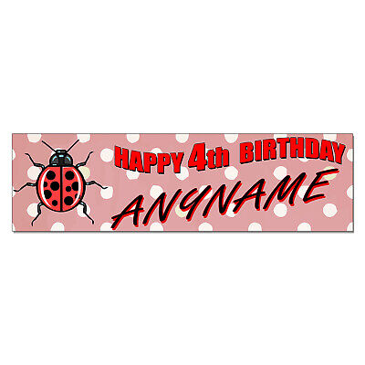 Detail Ladybug Happy Birthday Banner Nomer 48