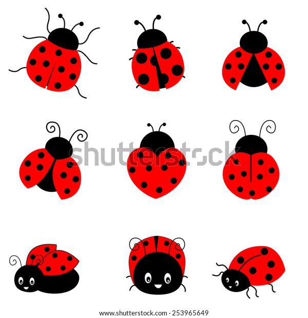 Detail Ladybug Images Clip Art Nomer 26