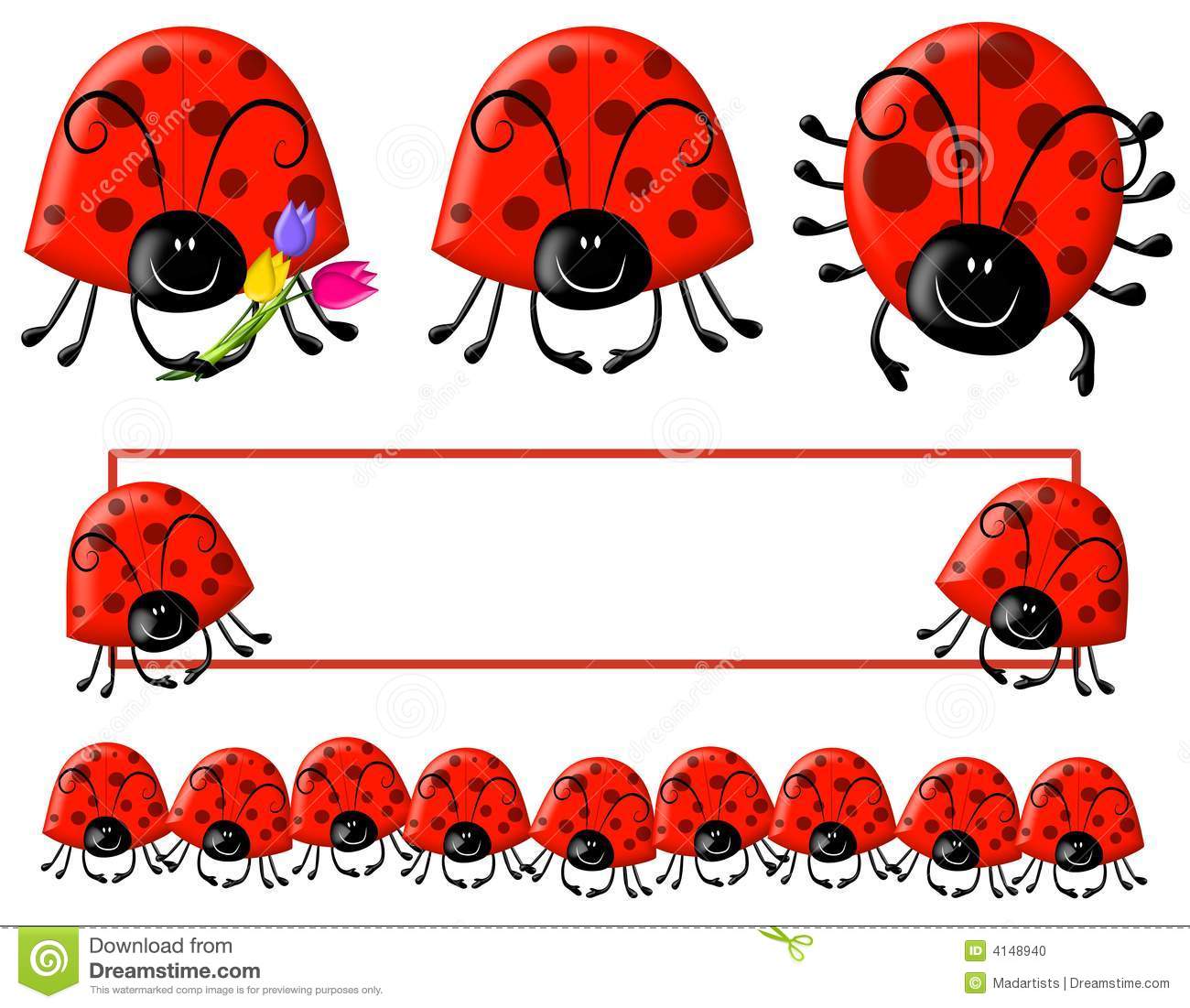Detail Ladybug Images Clip Art Nomer 41
