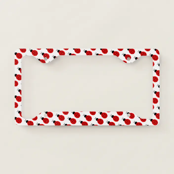 Detail Ladybug License Plate Frames Nomer 14