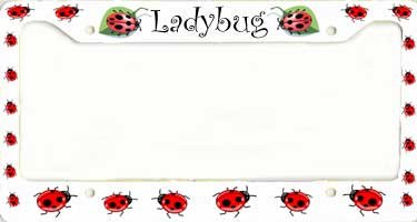 Detail Ladybug License Plate Frames Nomer 41