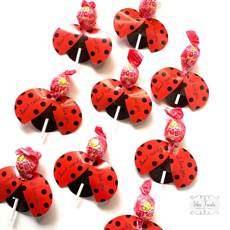 Detail Ladybug Lollipops Nomer 19