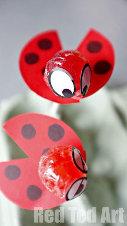 Detail Ladybug Lollipops Nomer 7