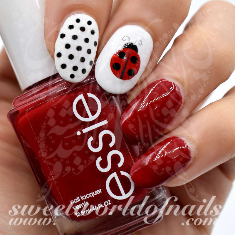 Detail Ladybug Nail Designs Nomer 16