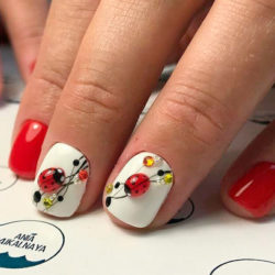 Detail Ladybug Nail Designs Nomer 25