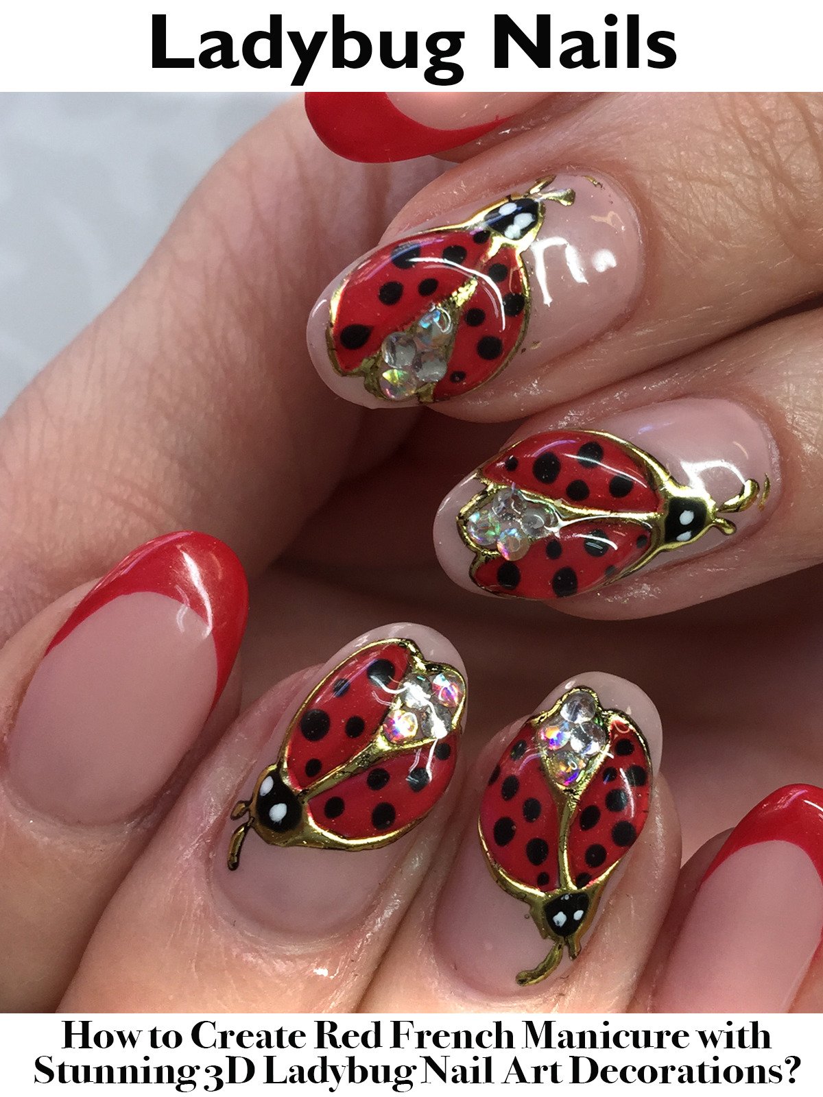 Detail Ladybug Nail Designs Nomer 26