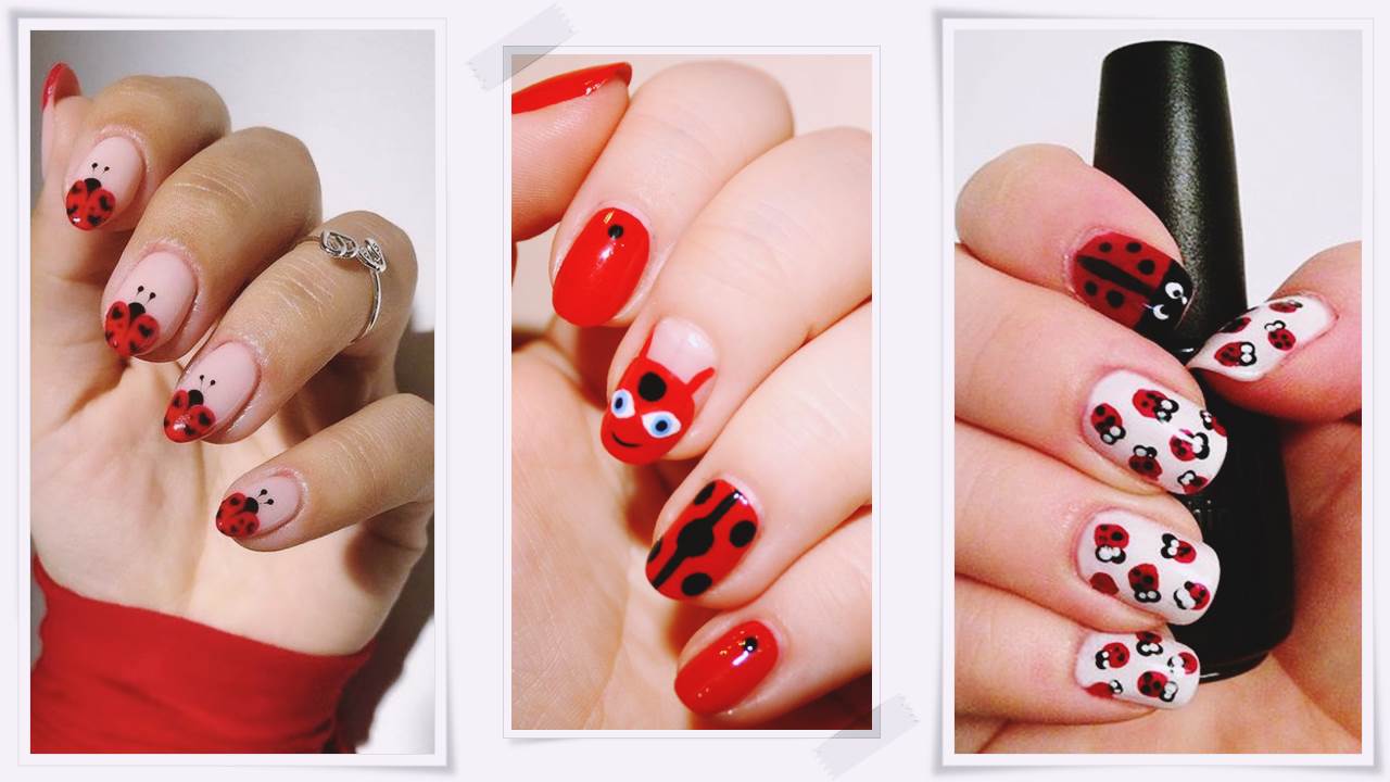 Detail Ladybug Nail Designs Nomer 6