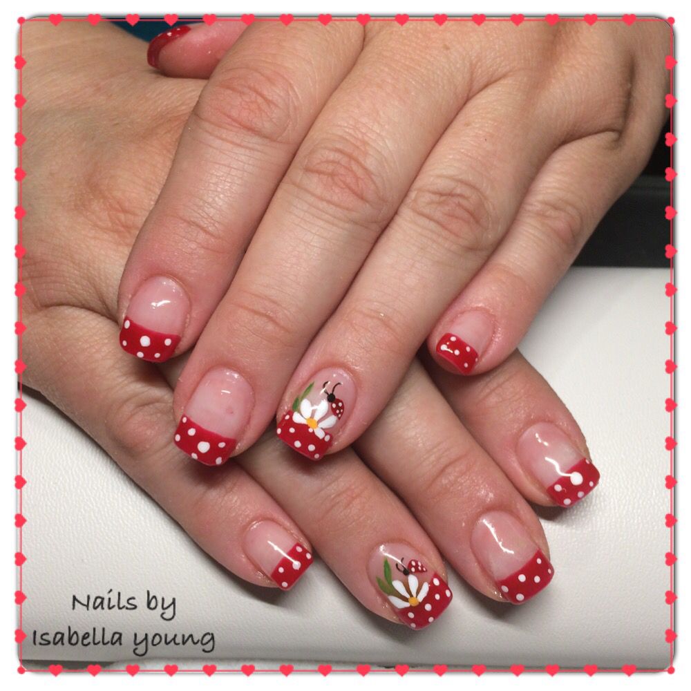 Detail Ladybug Nail Designs Nomer 49