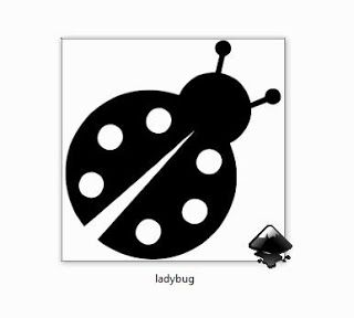 Detail Ladybug Silhouette Nomer 11