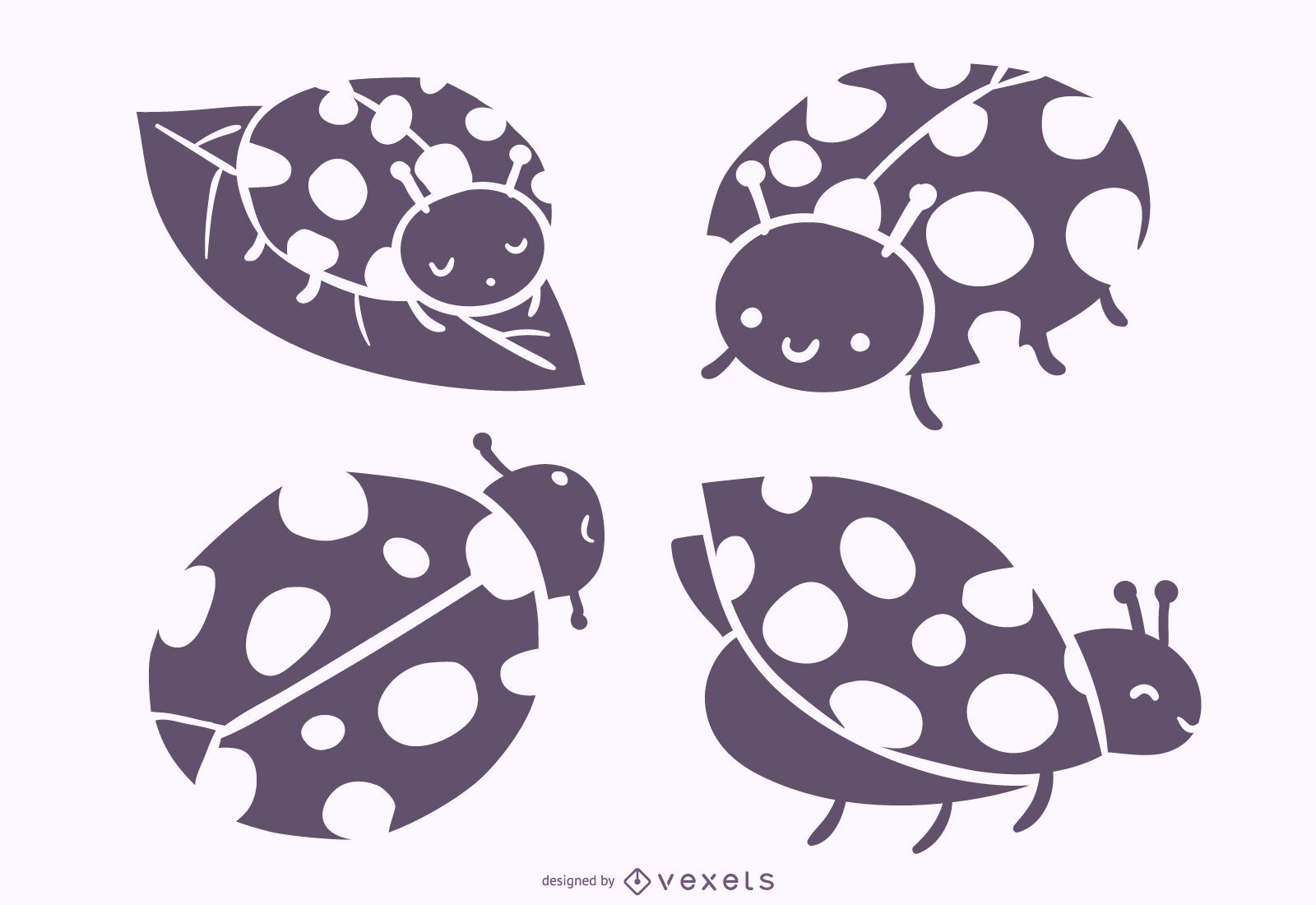 Detail Ladybug Silhouette Nomer 39