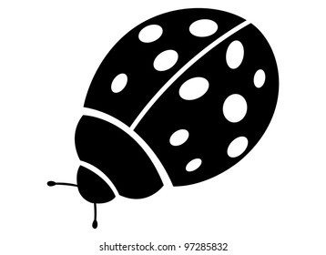 Detail Ladybug Silhouette Nomer 50