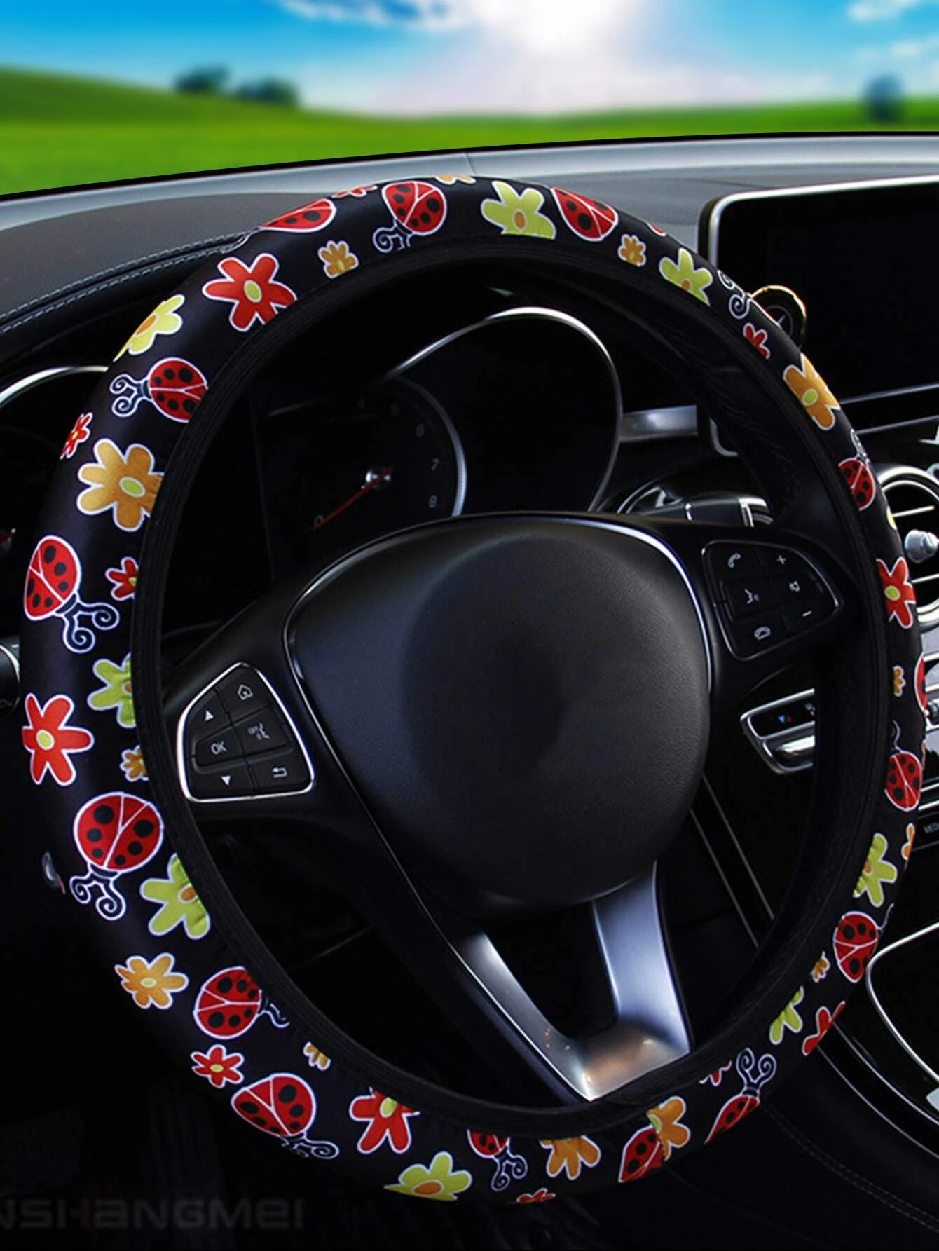 Detail Ladybug Steering Wheel Covers Nomer 10