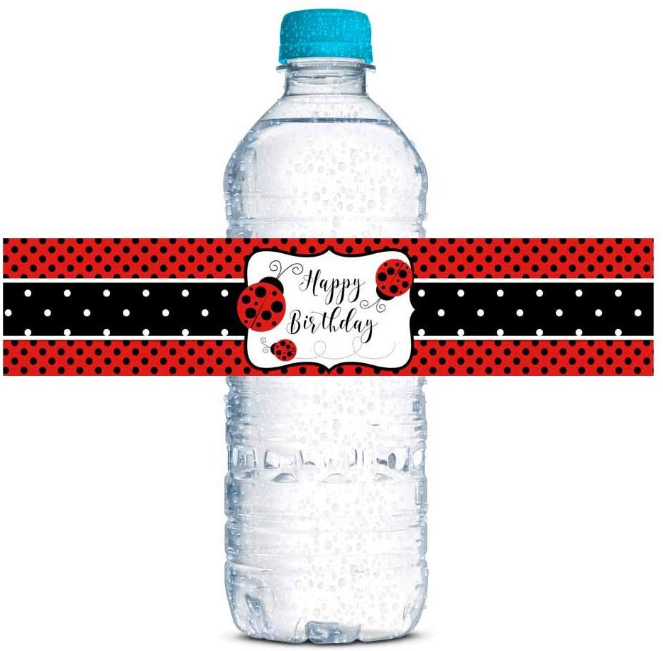 Detail Ladybug Water Bottle Labels Free Nomer 15