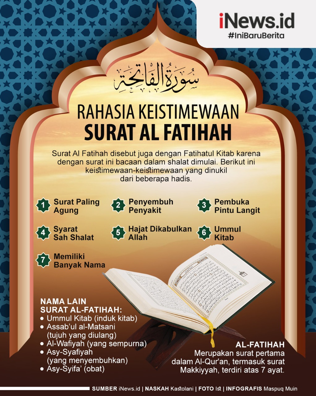 Detail Lafadz Surat Al Fatihah Nomer 24