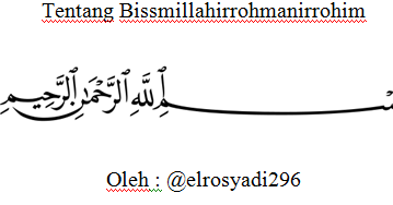 Detail Lafal Bismillah Png Nomer 53