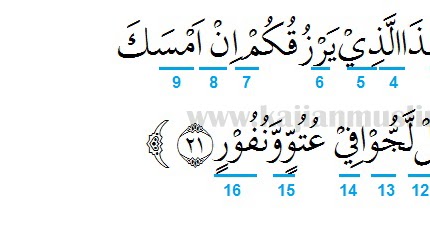 Detail Lafal Surat Al Mulk Nomer 41