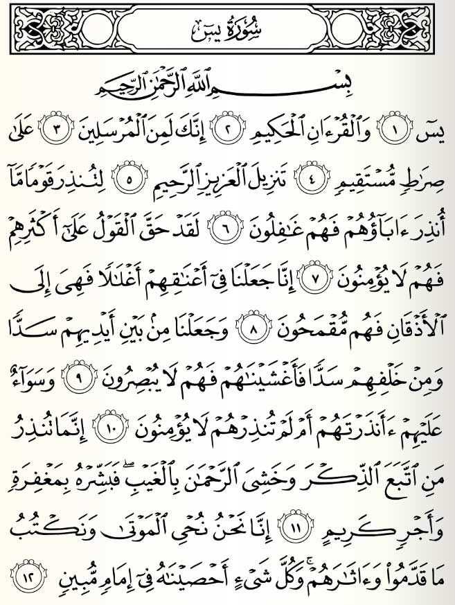 Lafal Surat Yasin - KibrisPDR