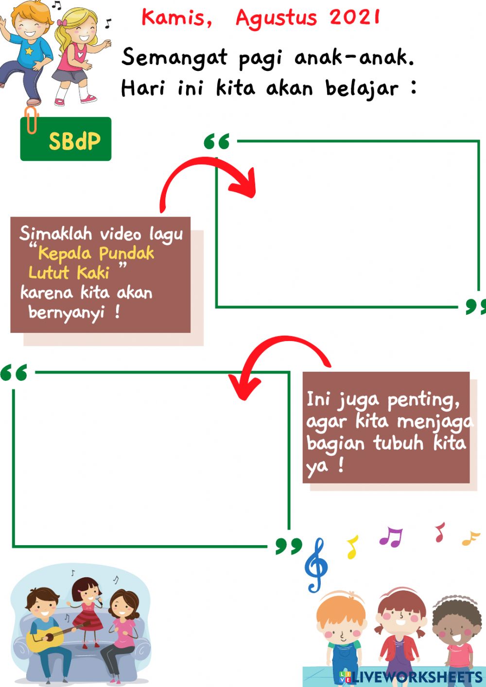Detail Lagu Anak Anak Kepala Pundak Lutut Kaki Nomer 49