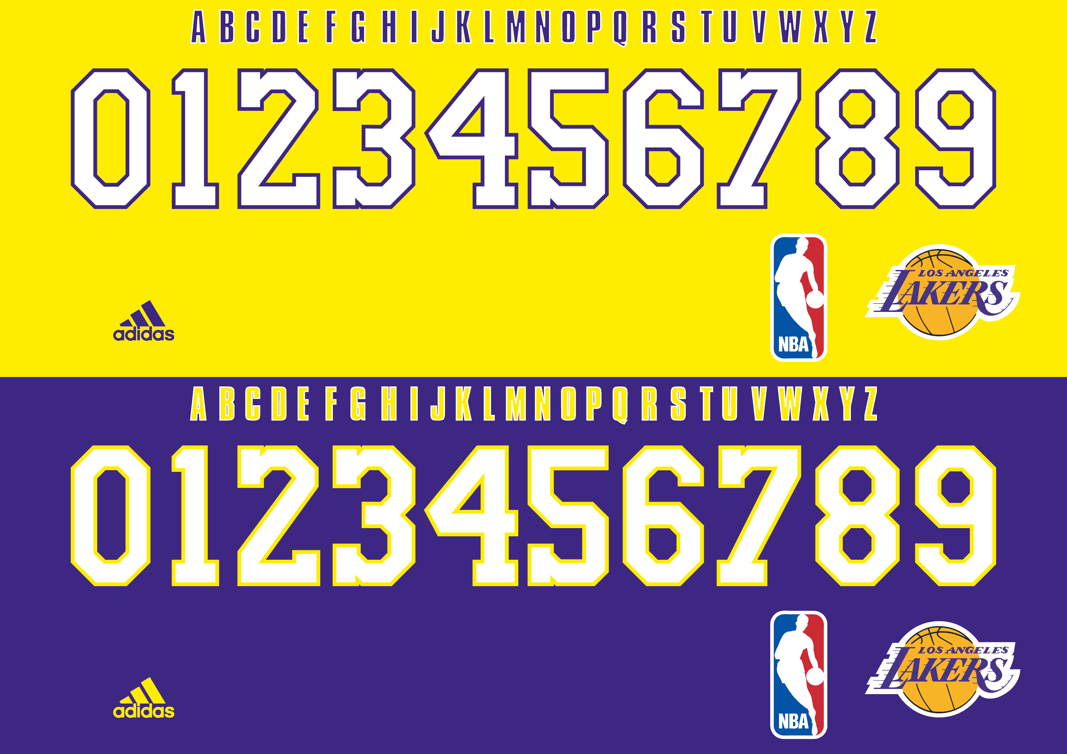 Detail Lakers Font Nomer 23