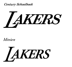 Detail Lakers Font Nomer 53