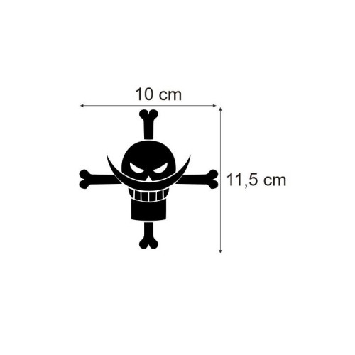 Detail Lambang Bajak Laut Shirohige Nomer 15