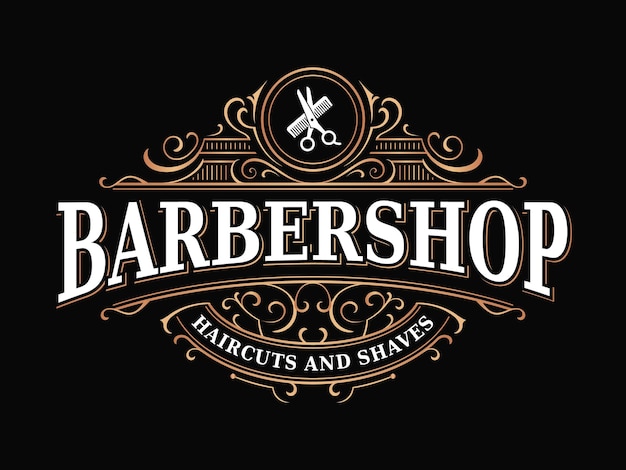 Detail Lambang Barbershop Keren Nomer 17