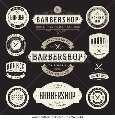 Detail Lambang Barbershop Keren Nomer 20