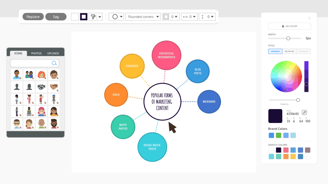 Detail Mind Map Canva Nomer 21