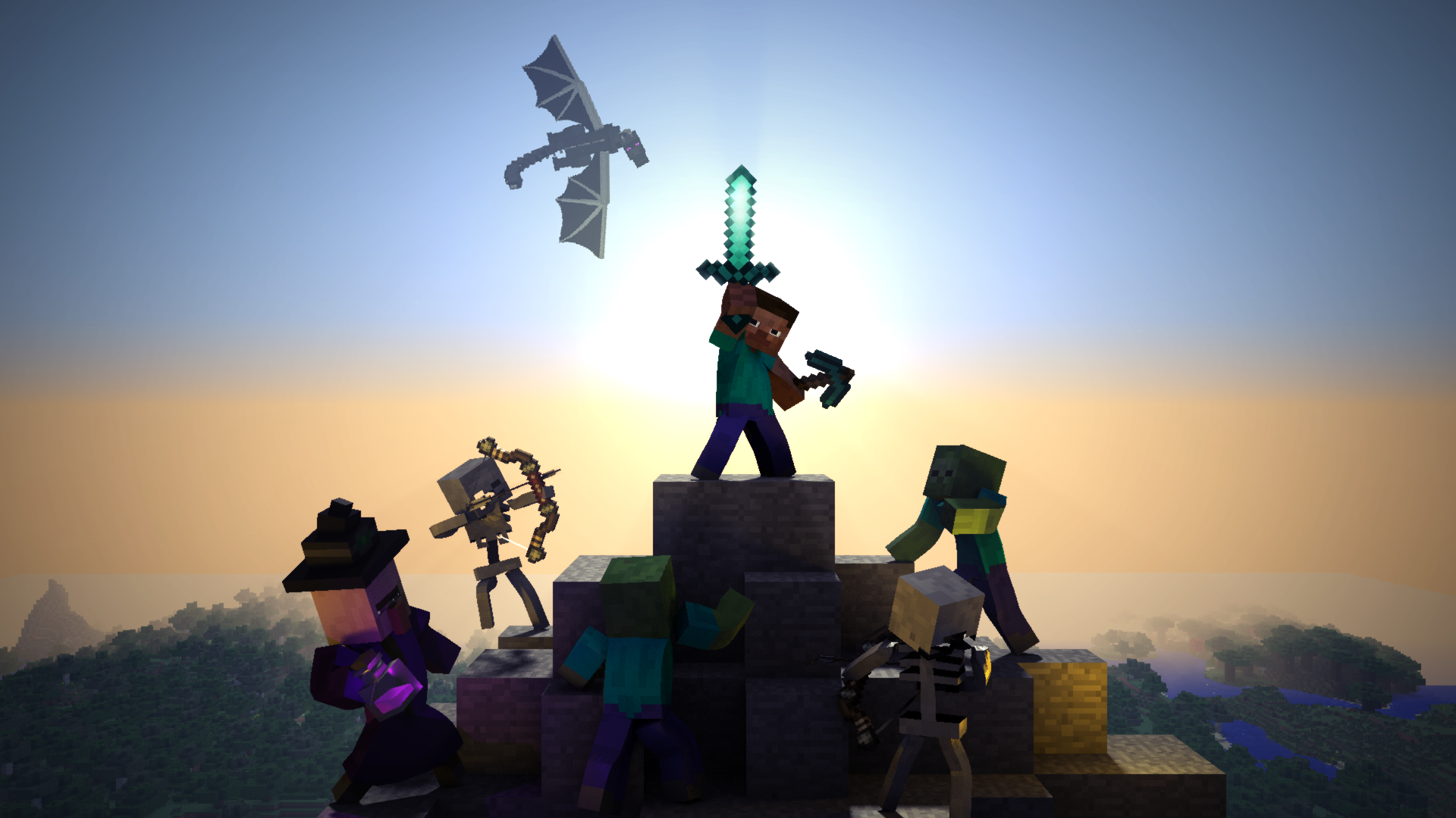 Minecraft 3d Wallpaper - KibrisPDR