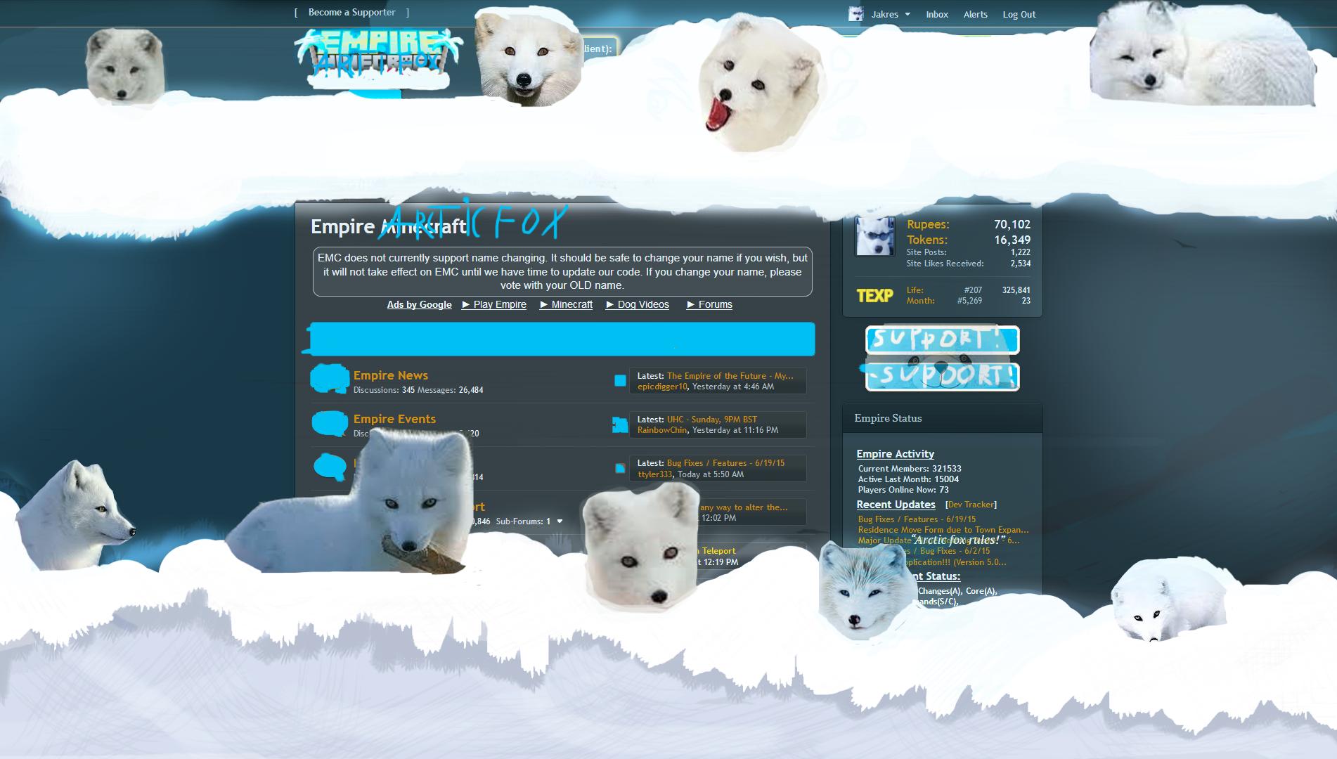 Detail Minecraft Arctic Fox Nomer 56