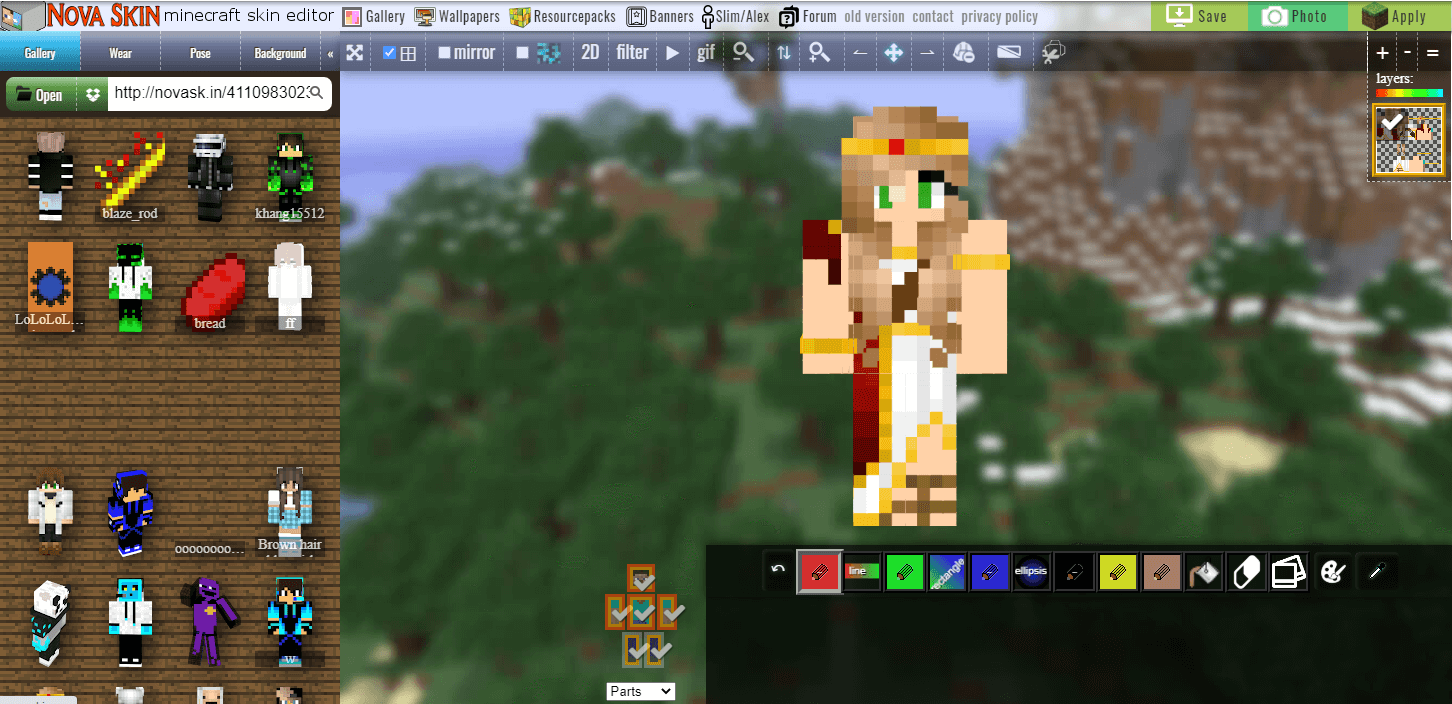 Detail Minecraft Avatar Maker 3d Nomer 45